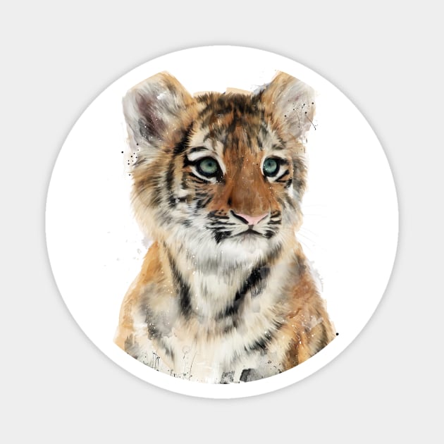 Little Tiger Magnet by Amy Hamilton